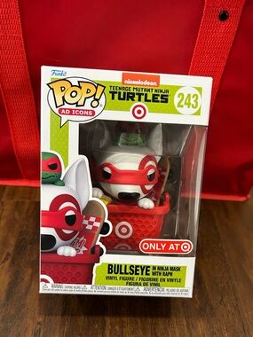 Funko Pop! Red White Bullseye in Ninja Mask (Teenage Mutant Ninja Turtles) #243